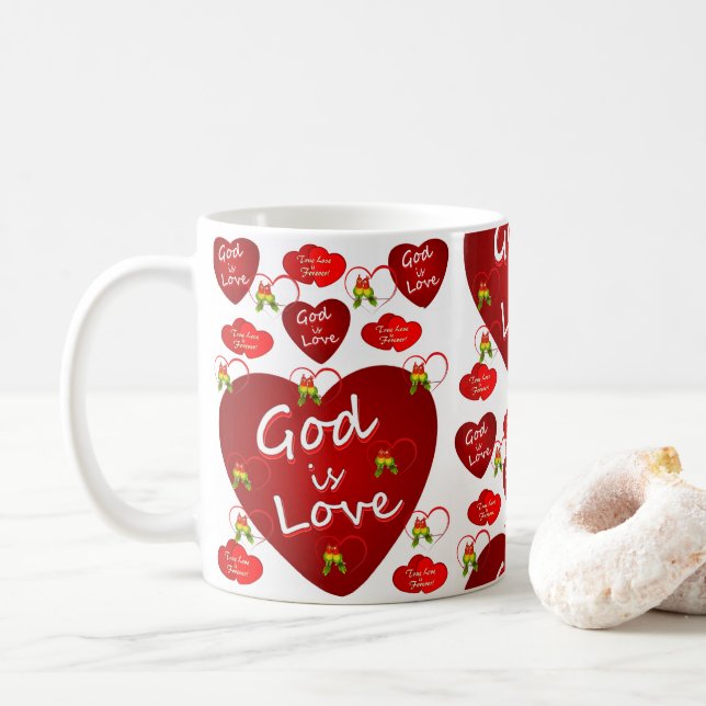 Valentinstag-Tasse Tasse (Mit Donut)