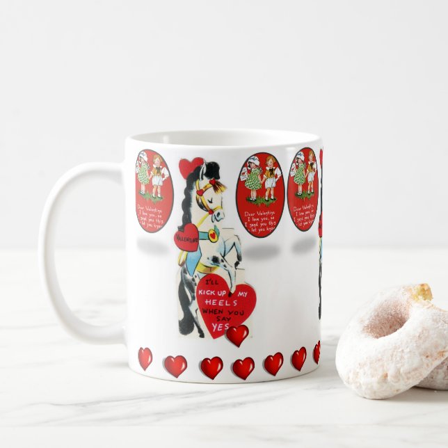 Valentinstag Tasse Tasse (Mit Donut)