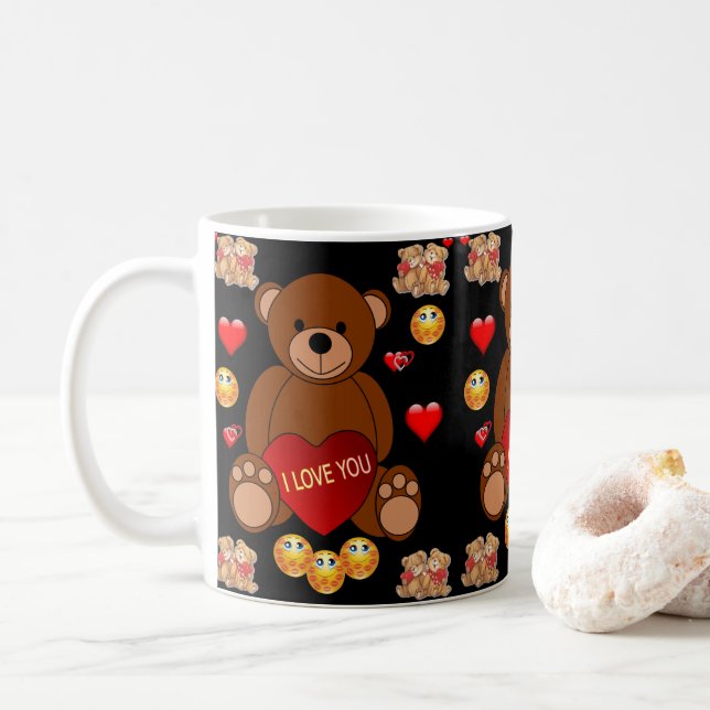 Valentinstag-Tasse Tasse (Mit Donut)