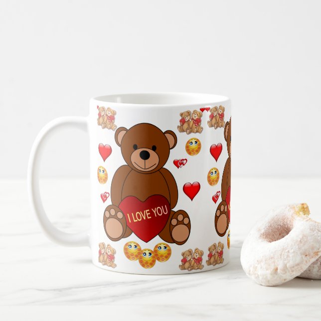 Valentinstag Tasse Tasse (Mit Donut)