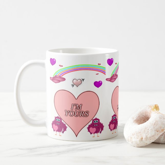 Valentinstag-Tasse Tasse (Mit Donut)
