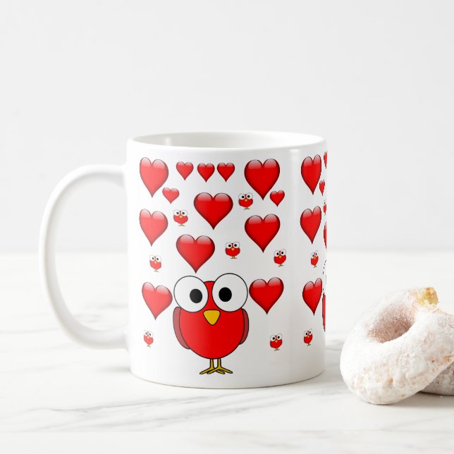 Valentinstag-Tasse Tasse (Mit Donut)