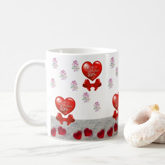 Valentinstag Tasse Tasse (Mit Donut)