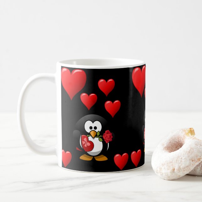Valentinstag-Tasse Tasse (Mit Donut)