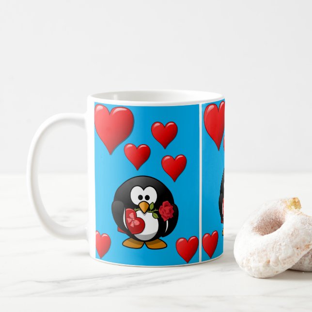 Valentinstag-Tasse Tasse (Mit Donut)