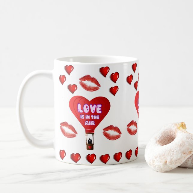 Valentinstag Tasse Tasse (Mit Donut)
