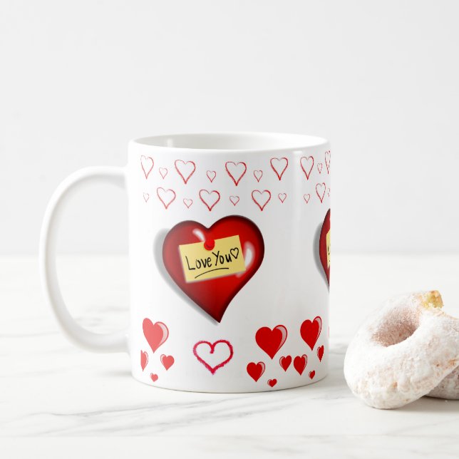 Valentinstag Tasse Tasse (Mit Donut)
