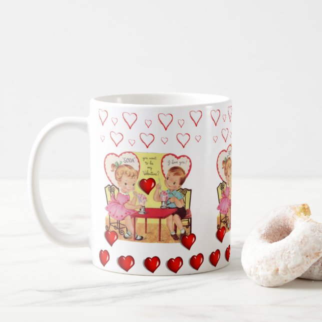 Valentinstag Tasse Tasse (Mit Donut)