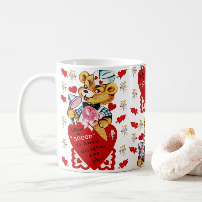 Valentinstag-Tasse Tasse (Mit Donut)