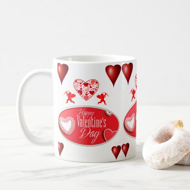 Valentinstag Tasse Tasse (Mit Donut)