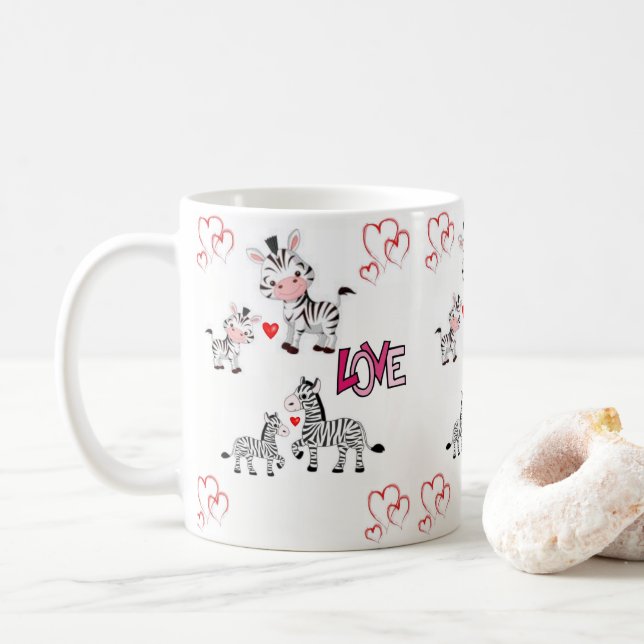 Valentinstag-Tasse Tasse (Mit Donut)