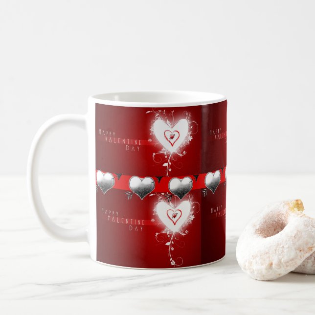 Valentinstag-Tasse Tasse (Mit Donut)