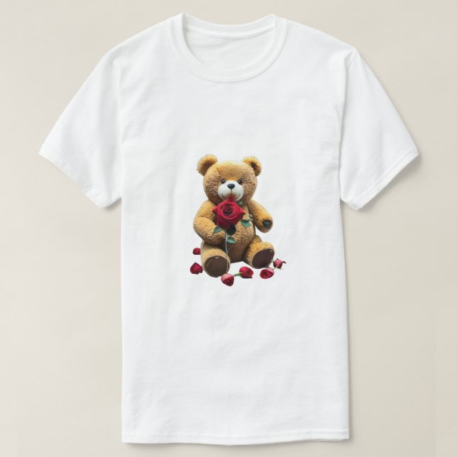 Valentinstag Teddy Bear Holiday T - Shirt (Design vorne)