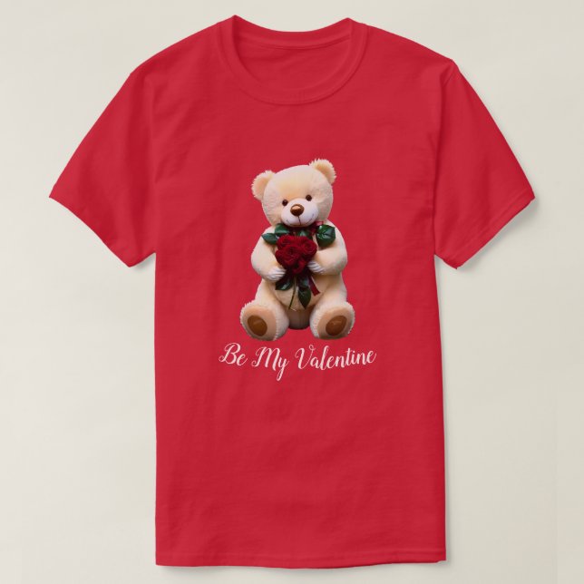 Valentinstag Teddy Bear Holiday T - Shirt (Design vorne)
