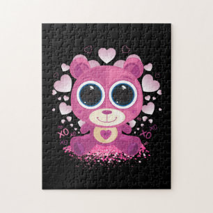 Valentinstag Teddybär Puzzle