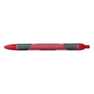 Valentinstag-Textur-Design schwarzer Tintenstift Kugelschreiber