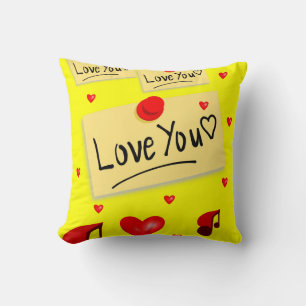 Valentinstag Throw Pillow Kissen