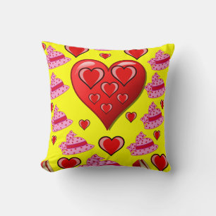 Valentinstag Throw Pillow Kissen