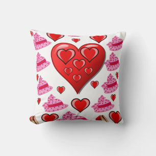 Valentinstag Throw Pillow Kissen