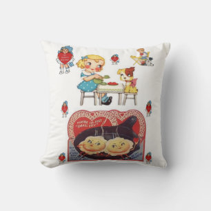 Valentinstag Throw Pillow Kissen