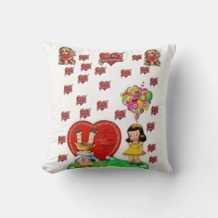 Valentinstag Throw Pillow Kissen