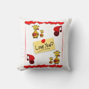 Valentinstag Throw Pillow Kissen