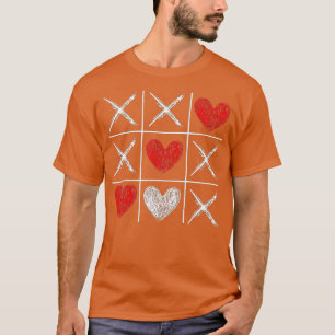 Valentinstag Tic Tac Toe Valentine Funny Liebe H T-Shirt