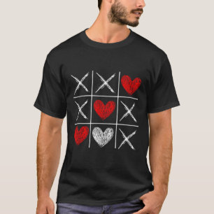 Valentinstag Tic-Tac-Toe Xo-Xo Lustiger Valentinsg T-Shirt