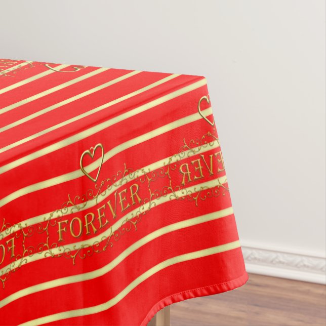 Valentinstag Tischdecke (Beispiel)