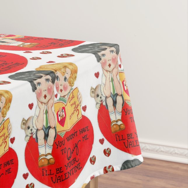 Valentinstag Tischdecke (Beispiel)