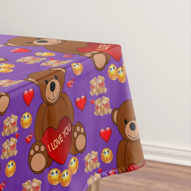 Valentinstag Tischdecke (Beispiel)