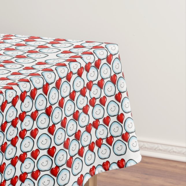 Valentinstag Tischdecke (Beispiel)