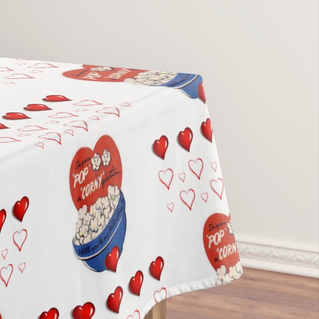Valentinstag Tischdecke (Beispiel)