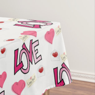 Valentinstag Tischdecke
