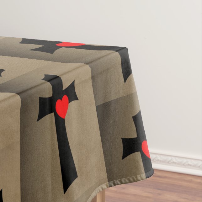 Valentinstag Tischdecke (Beispiel)