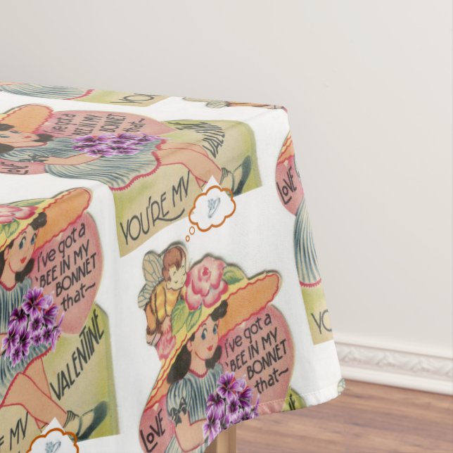 Valentinstag Tischdecke (Beispiel)
