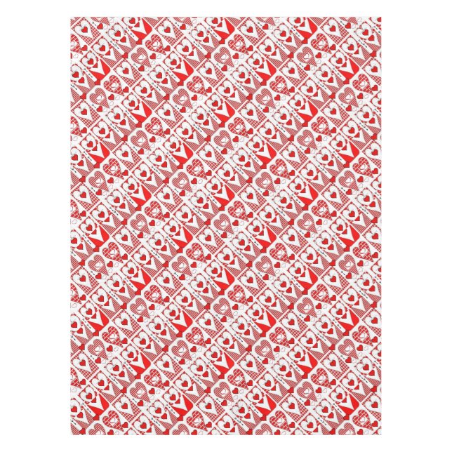 Valentinstag Tischdecke (Vorderseite)