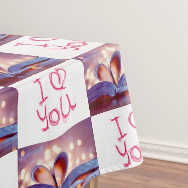 Valentinstag Tischdecke (Beispiel)