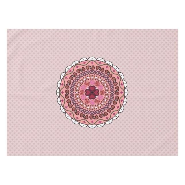 Valentinstag Tischdecke (Vorderseite (Horizontal))