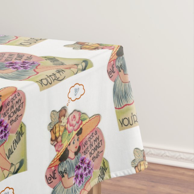 Valentinstag Tischdecke (Beispiel)