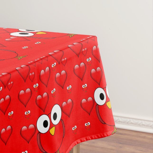 Valentinstag Tischdecke (Beispiel)