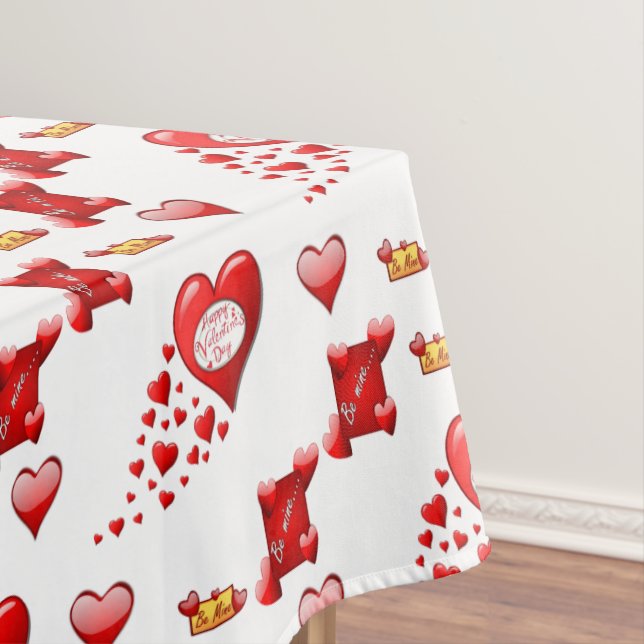 Valentinstag Tischdecke (Beispiel)