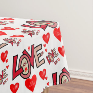 Valentinstag Tischdecke