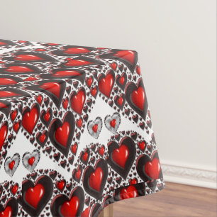 Valentinstag-Tischdecke Tischdecke