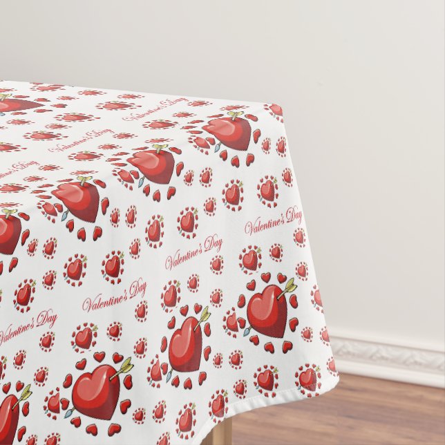 Valentinstag-Tischdecke Tischdecke (Beispiel)