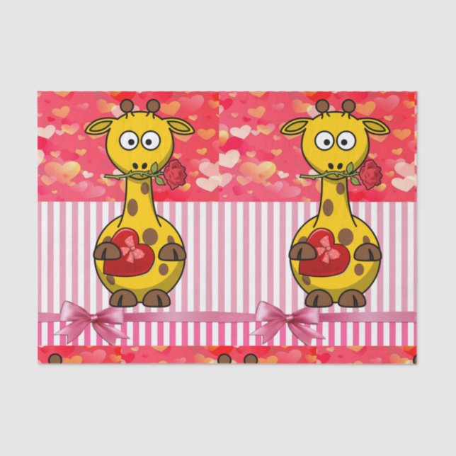 Valentinstag-Tissue Seidenpapier (Vorderseite)