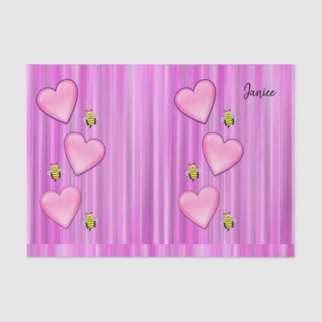 Valentinstag-Tissue Seidenpapier (Vorderseite)