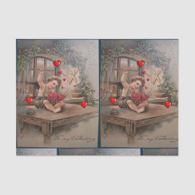 Valentinstag-Tissue Seidenpapier (Vorderseite)