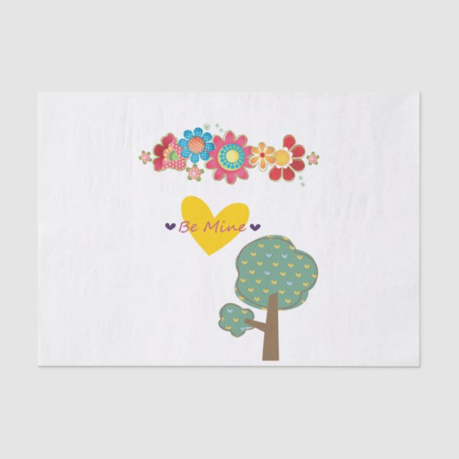 Valentinstag Tissue (Tissue) Seidenpapier (Vorderseite)