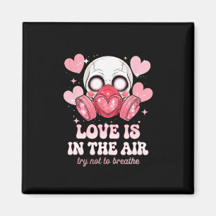 Valentinstag Totenkopf Gasmaske Kawaii Liebe Ästhe Magnet